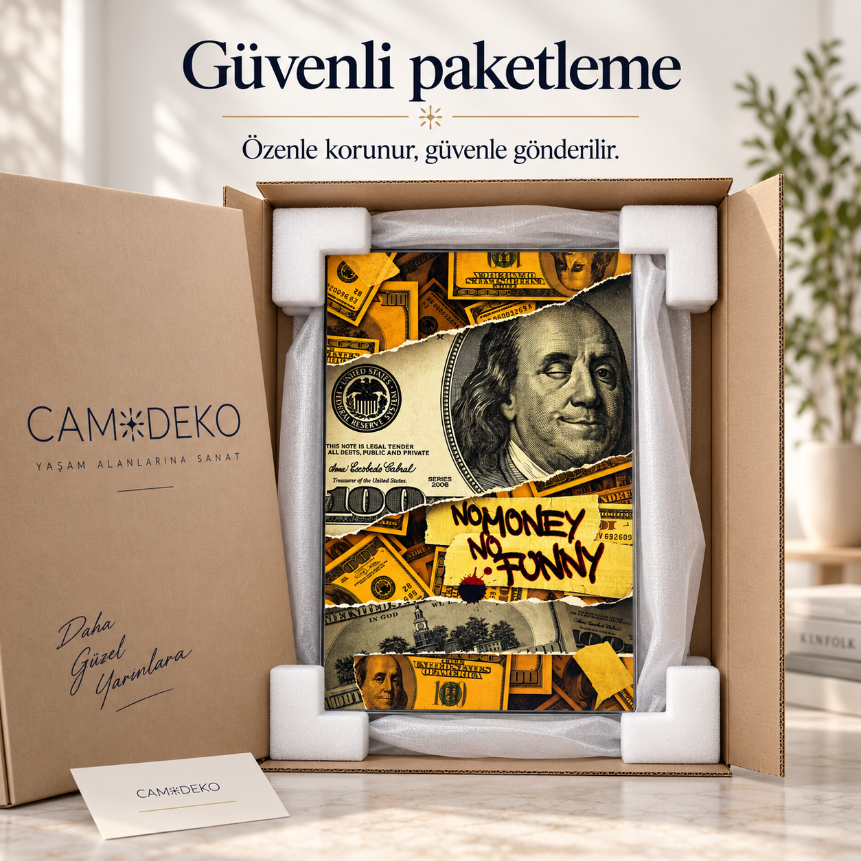CAMDEKO güvenli paketleme ve korumalı gönderim