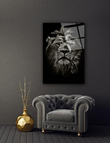 Aslan Dikey Cam Tablo