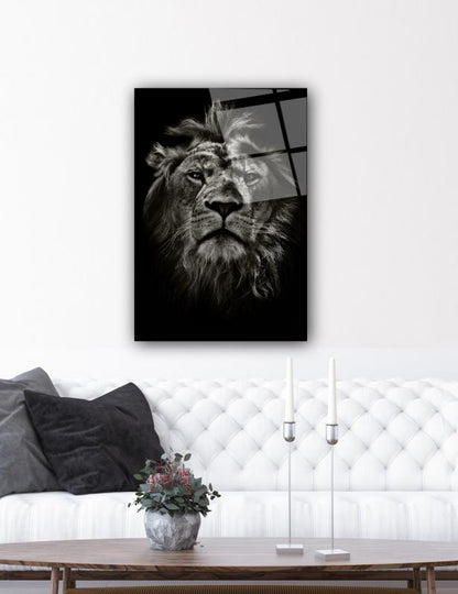 Aslan Dikey Cam Tablo