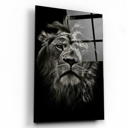 Aslan Dikey Cam Tablo