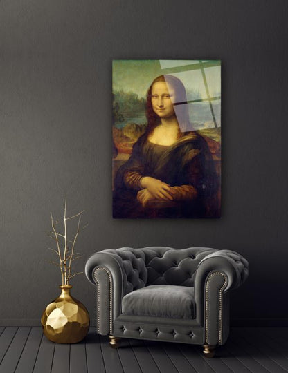 Mona Lisa Dikey Cam Tablo