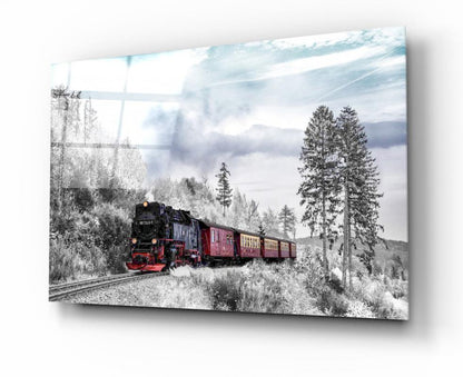 Tren Yatay Cam Tablo