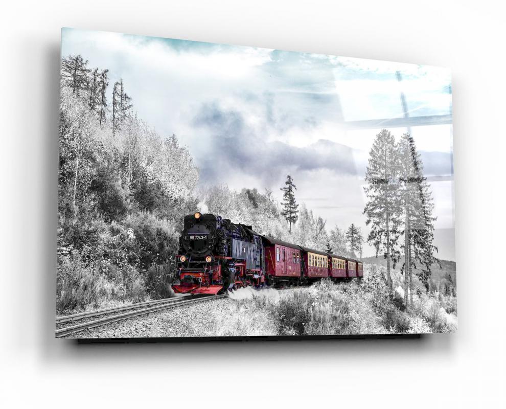 Tren Yatay Cam Tablo