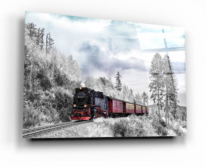 Tren Yatay Cam Tablo