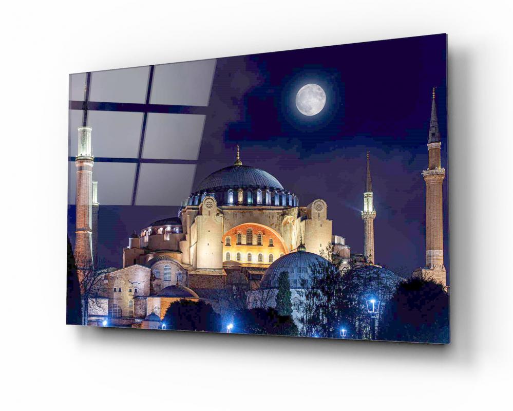 Ayasofya Yatay Cam Tablo