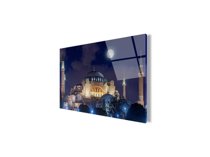 Ayasofya Yatay Cam Tablo