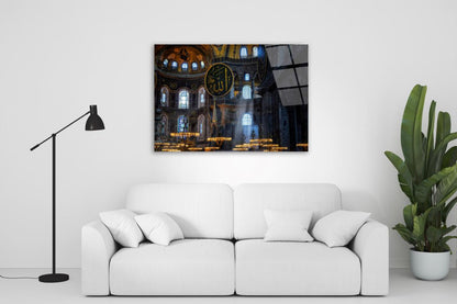 Ayasofya Yatay Cam Tablo