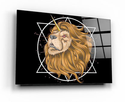 Aslan Yatay Cam Tablo