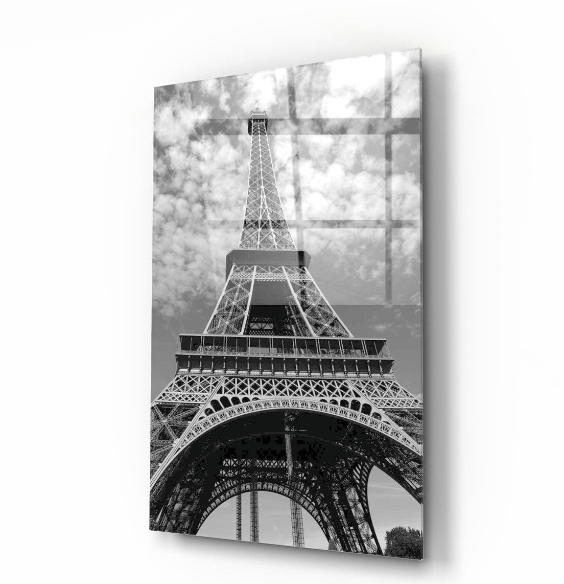 Paris Dikey Cam Tablo