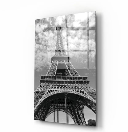Paris Dikey Cam Tablo