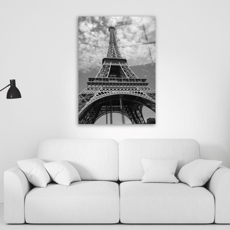 Paris Dikey Cam Tablo