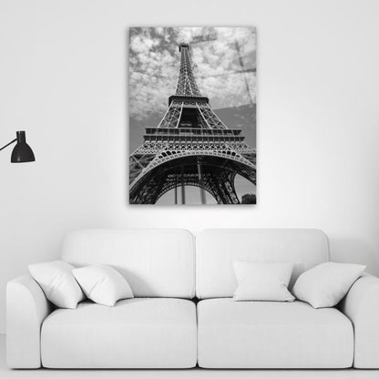 Paris Dikey Cam Tablo
