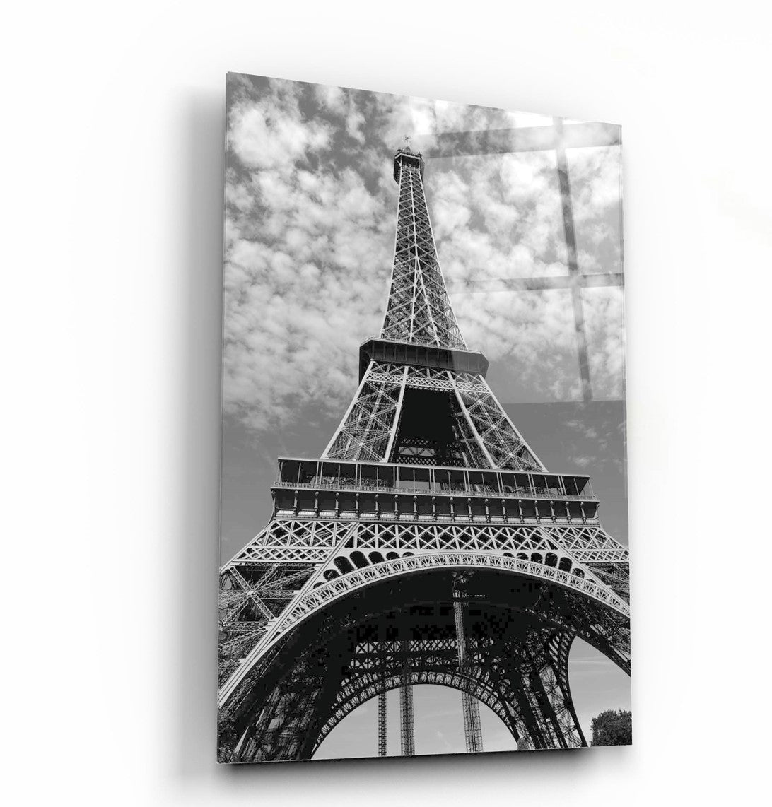 Paris Dikey Cam Tablo