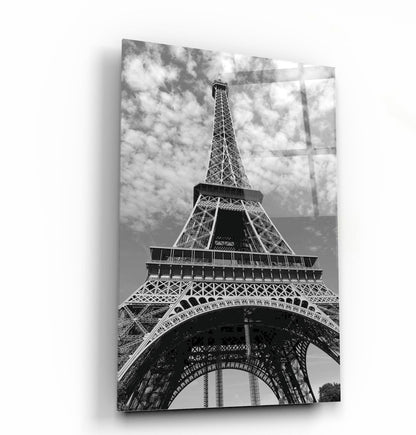 Paris Dikey Cam Tablo