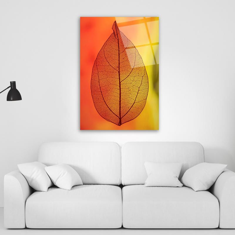 Yaprak Dikey Cam Tablo