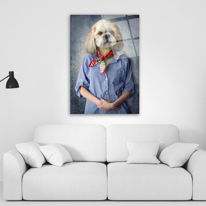 Köpek Dikey Cam Tablo