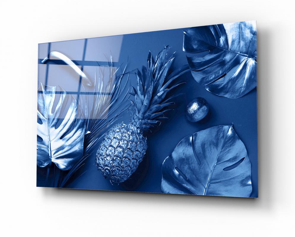 Ananas Yatay Cam Tablo
