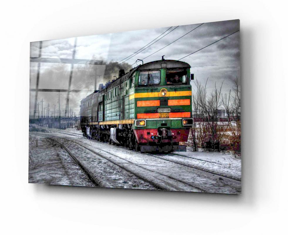Tren Yatay Cam Tablo