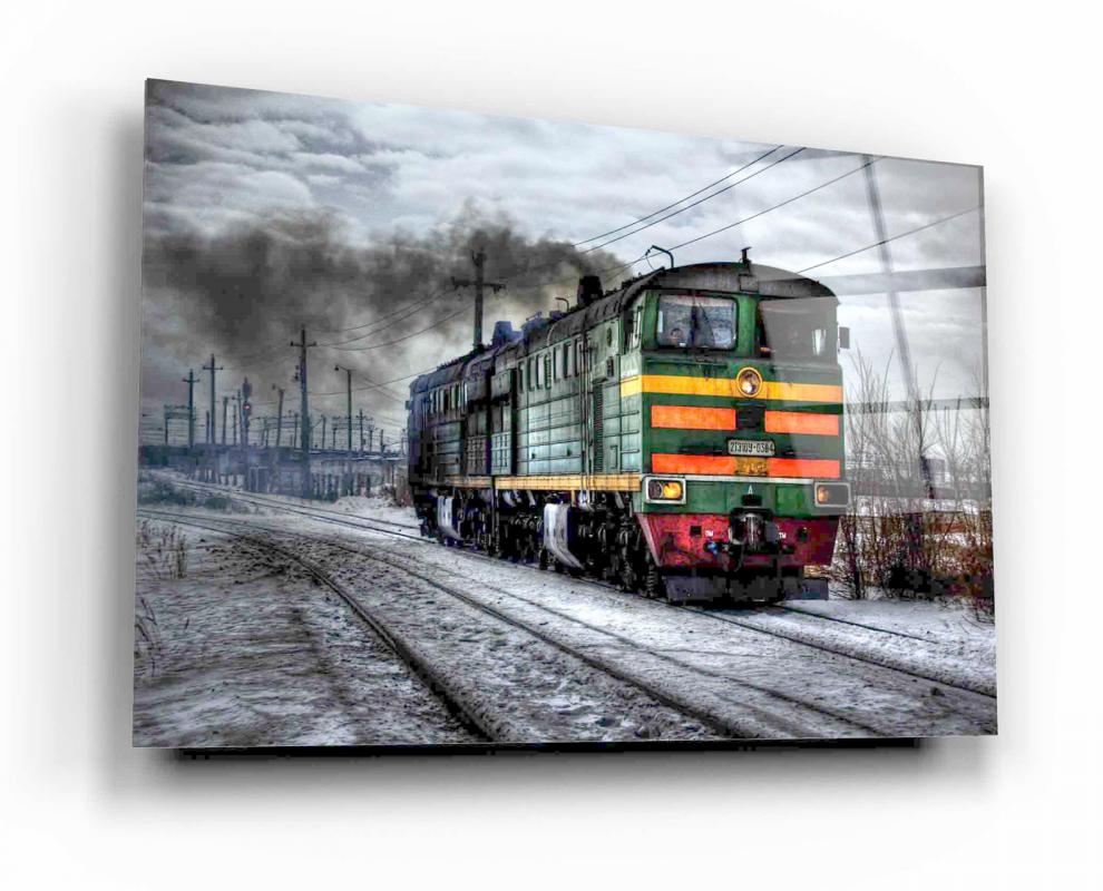Tren Yatay Cam Tablo
