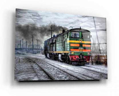 Tren Yatay Cam Tablo