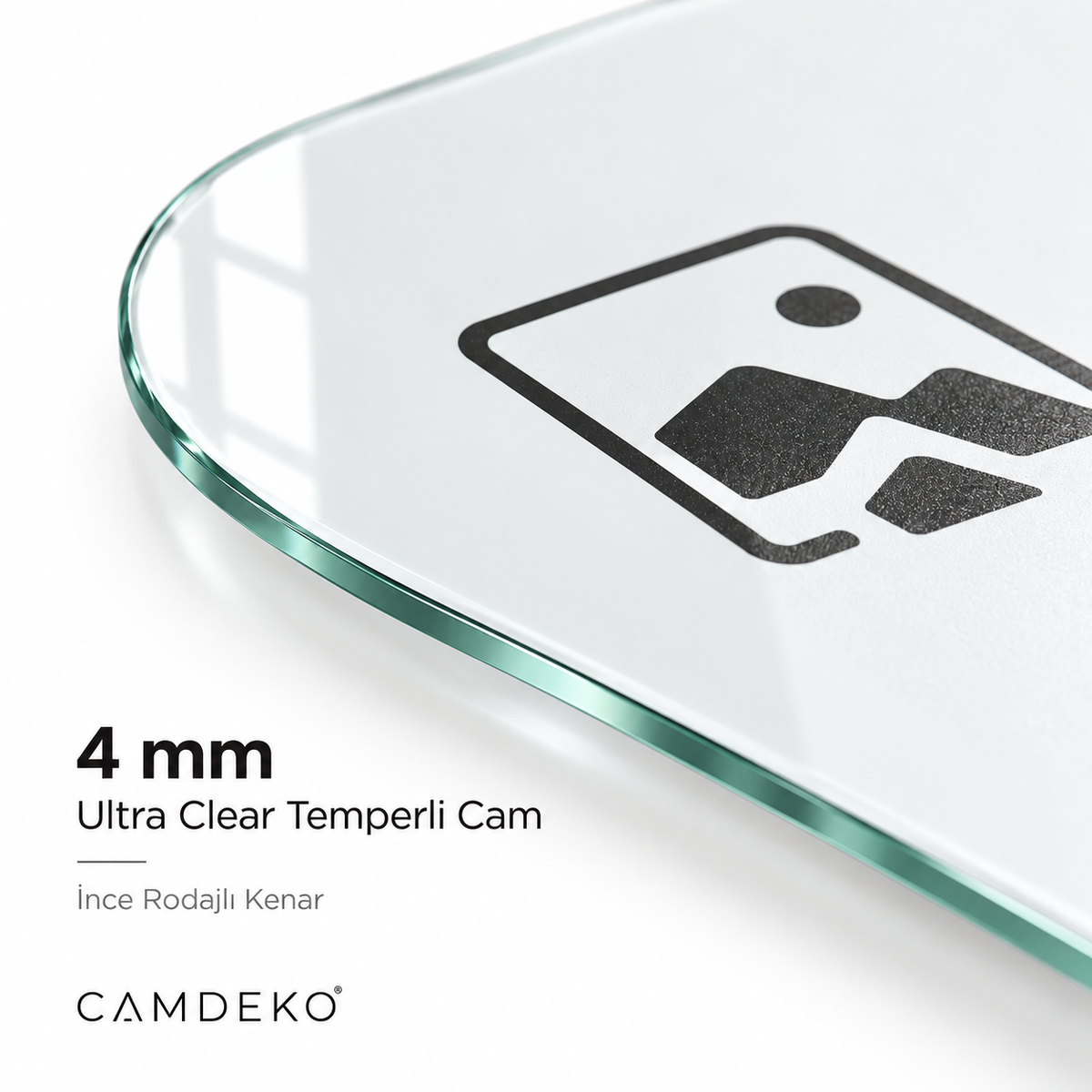 Kişiye Özel Dikey Skate Board Cam Tablo - 4 mm cam kenarı