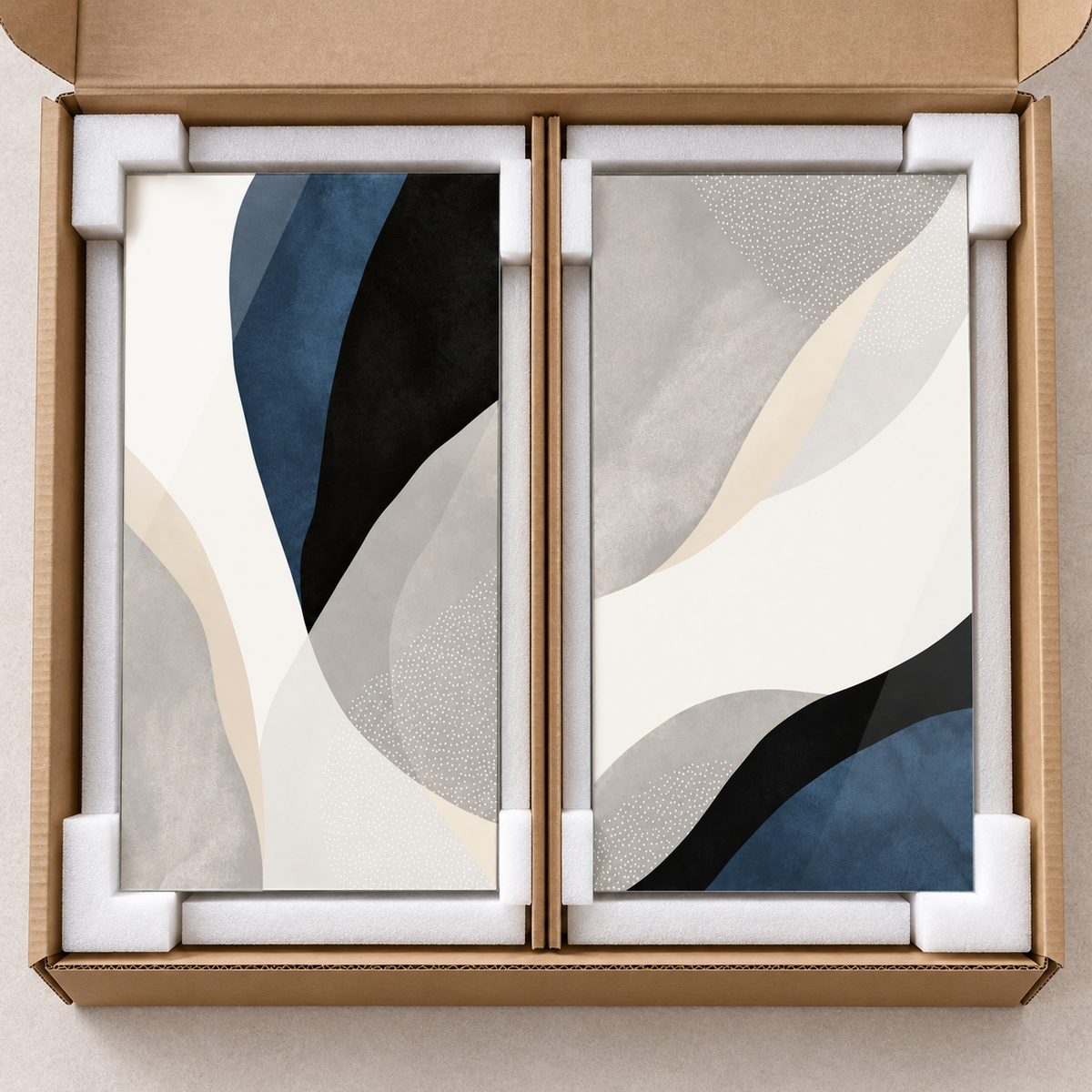 CAMDEKO ikili cam tablo güvenli paketleme ve köşe koruma