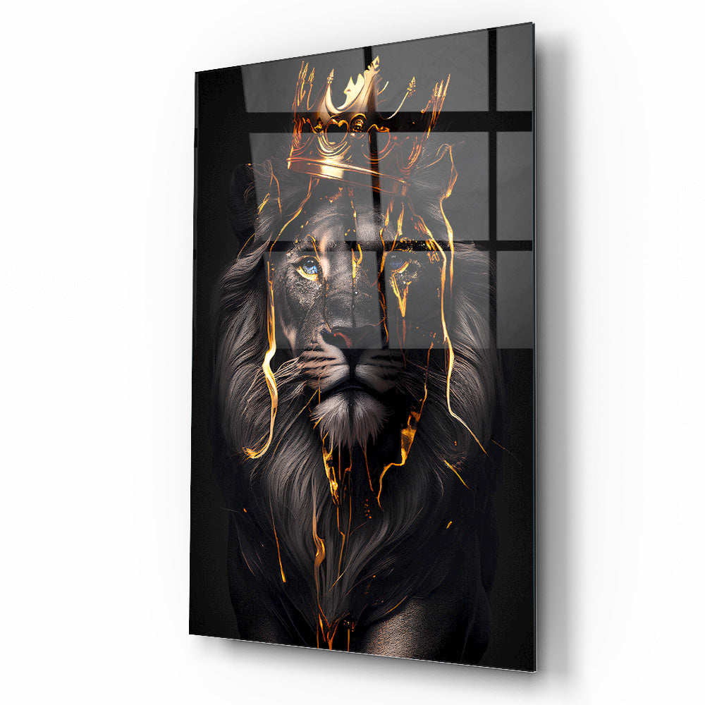Aslan Cam Tablo
