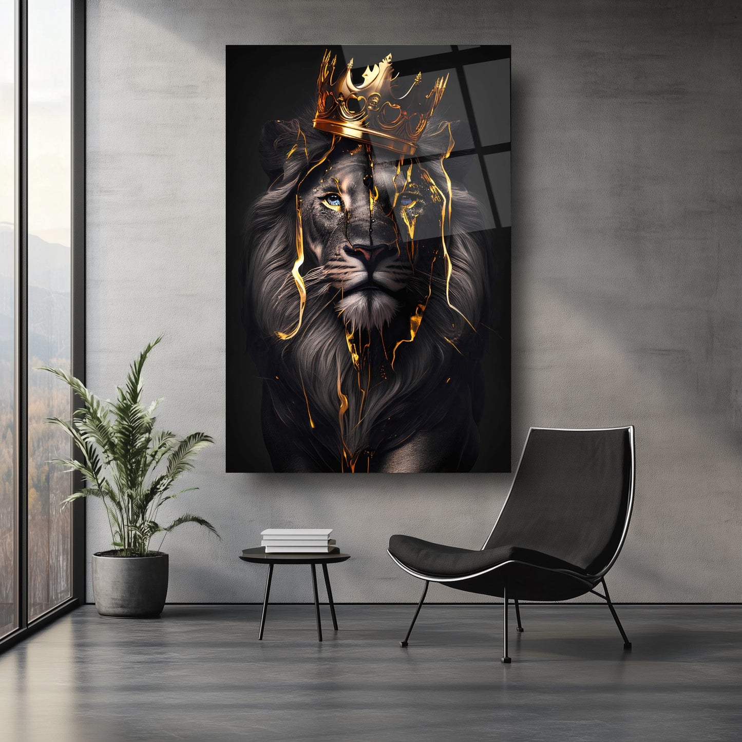 Aslan Cam Tablo