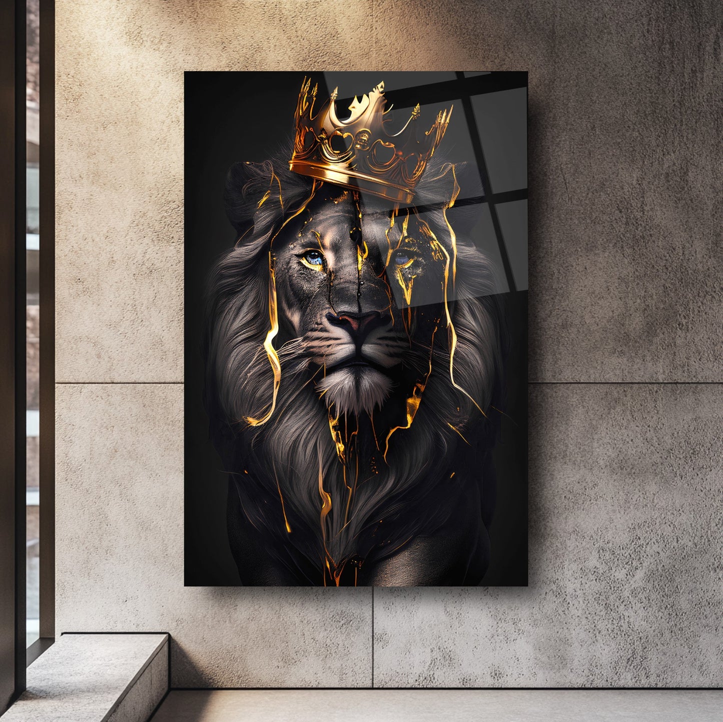Aslan Cam Tablo