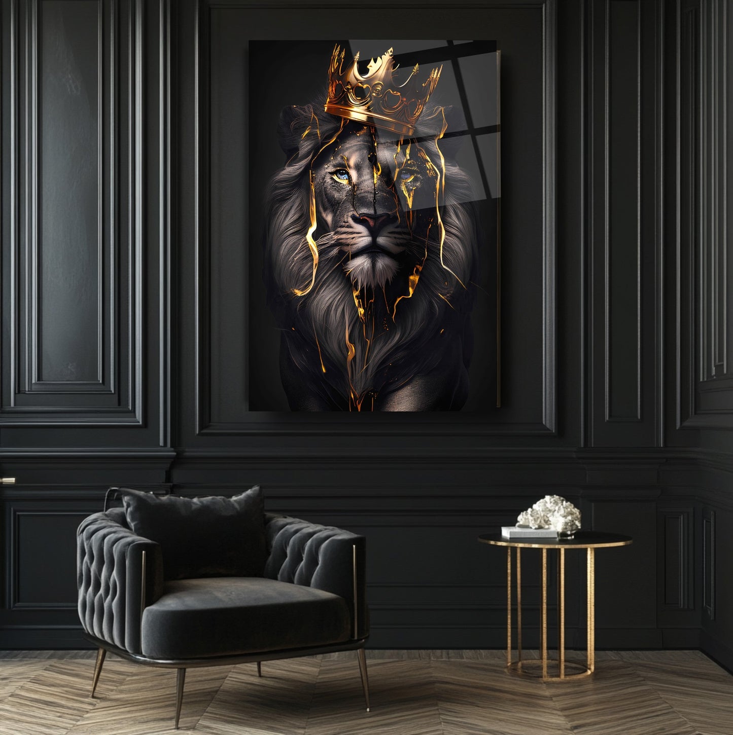 Aslan Cam Tablo