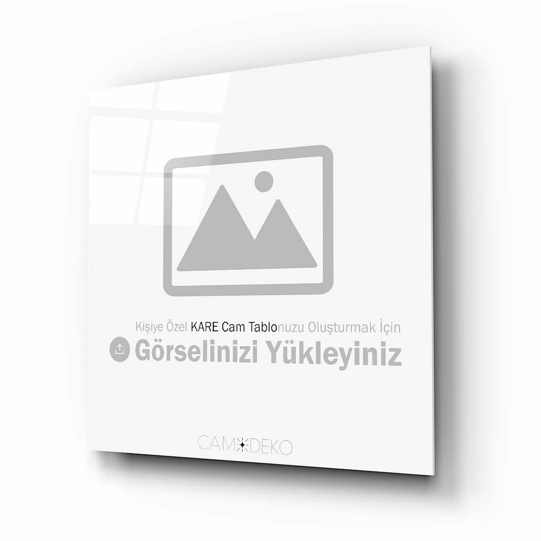 Kişiye Özel Kare Cam Tablo