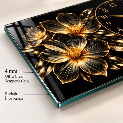 4 mm Ultra Clear temperli cam rodajlı ince kenar detayı