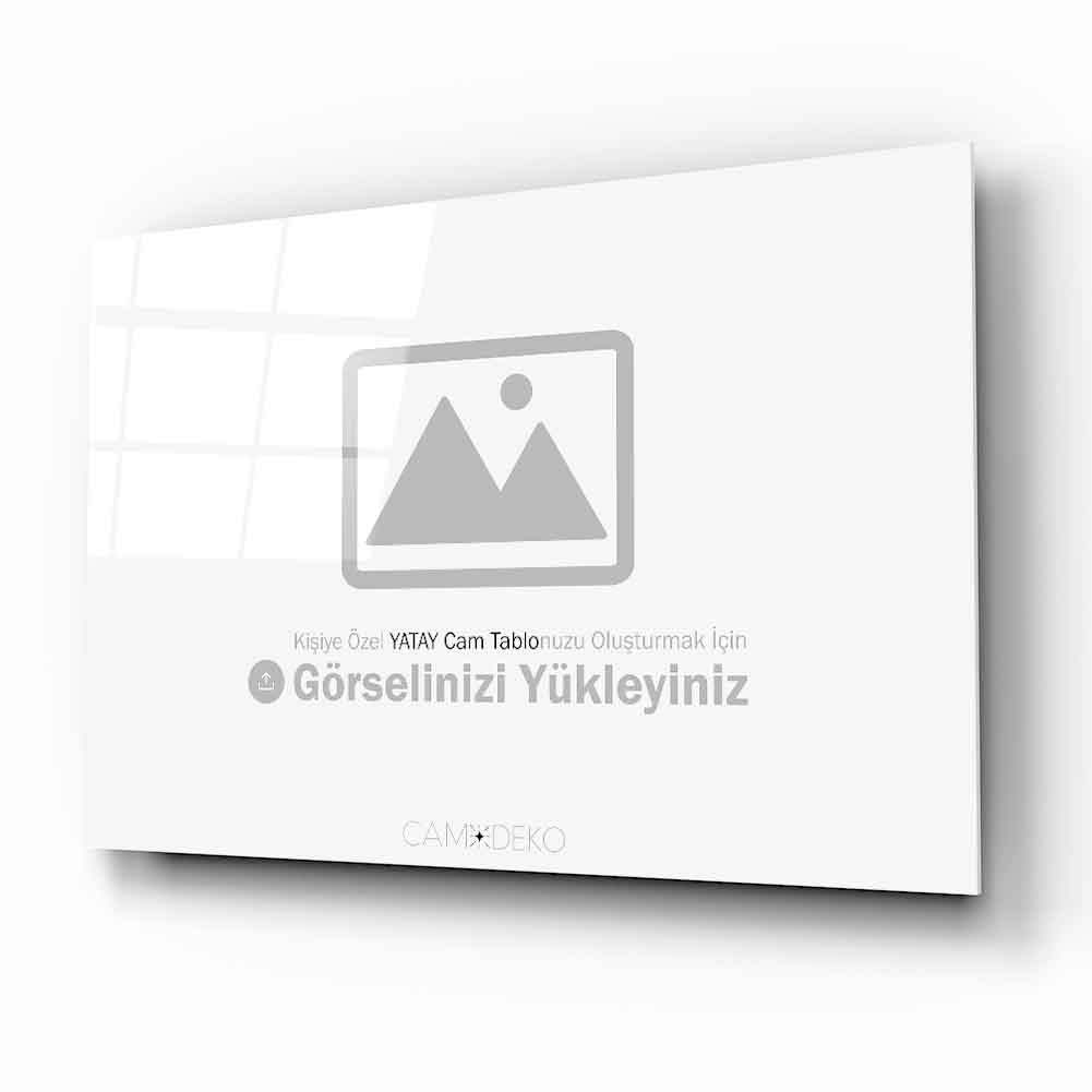 Kişiye Özel Yatay Cam Tablo