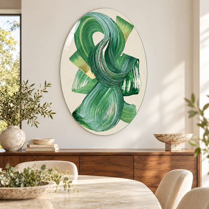 Yeşil Fırça Dalgaları - Yemek odası