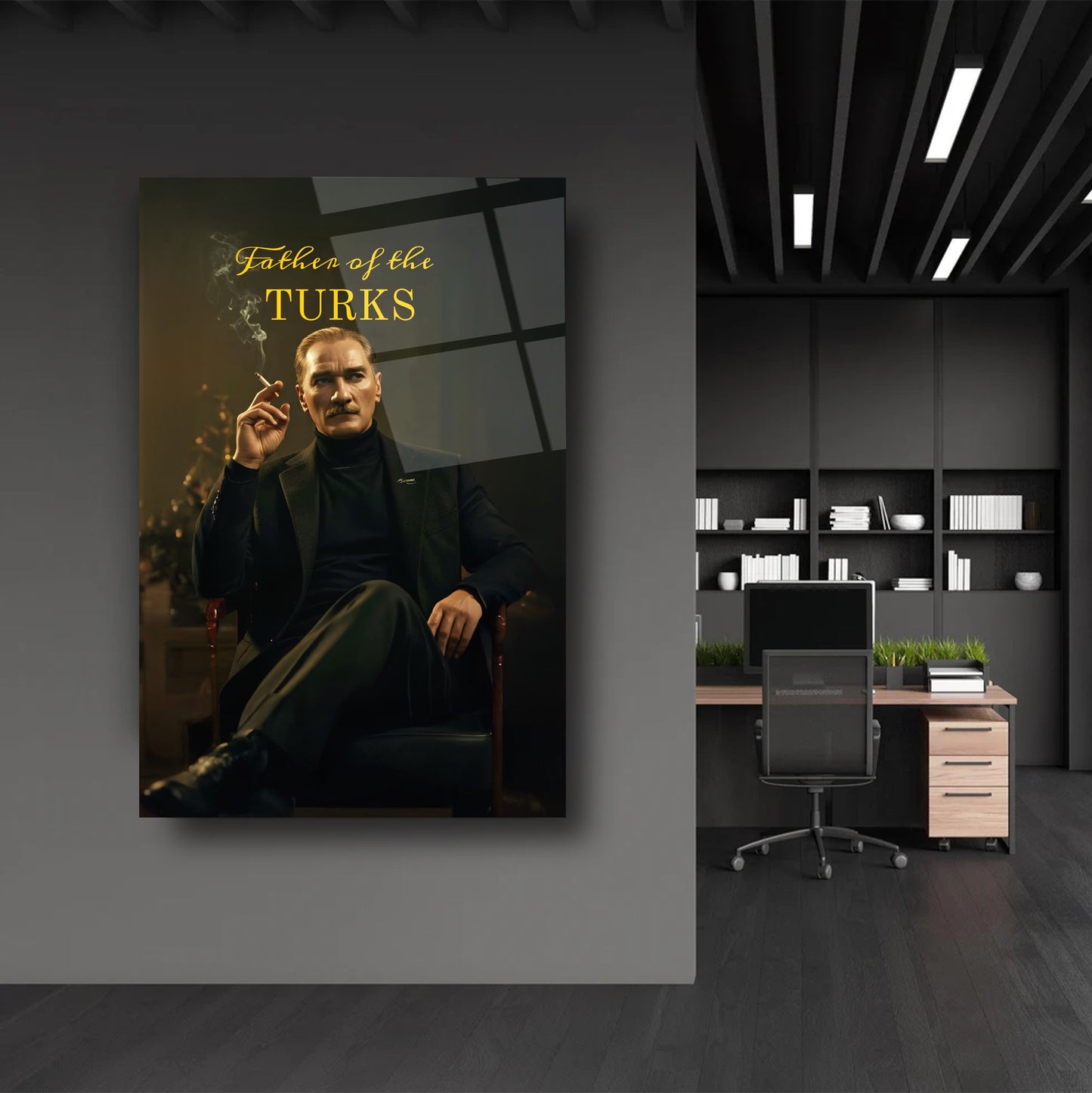 Atatürk Cam Tablo