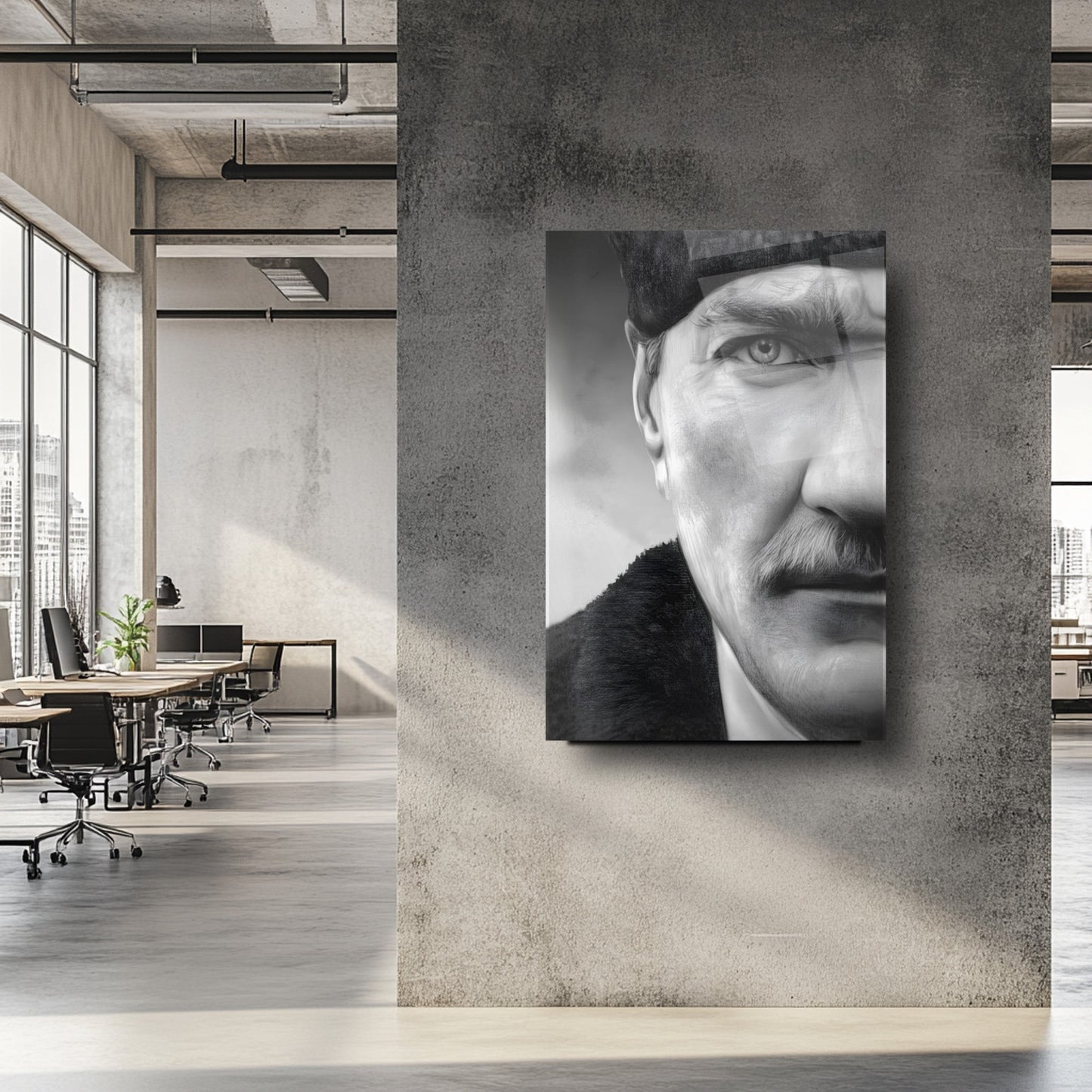 Atatürk Cam Tablo