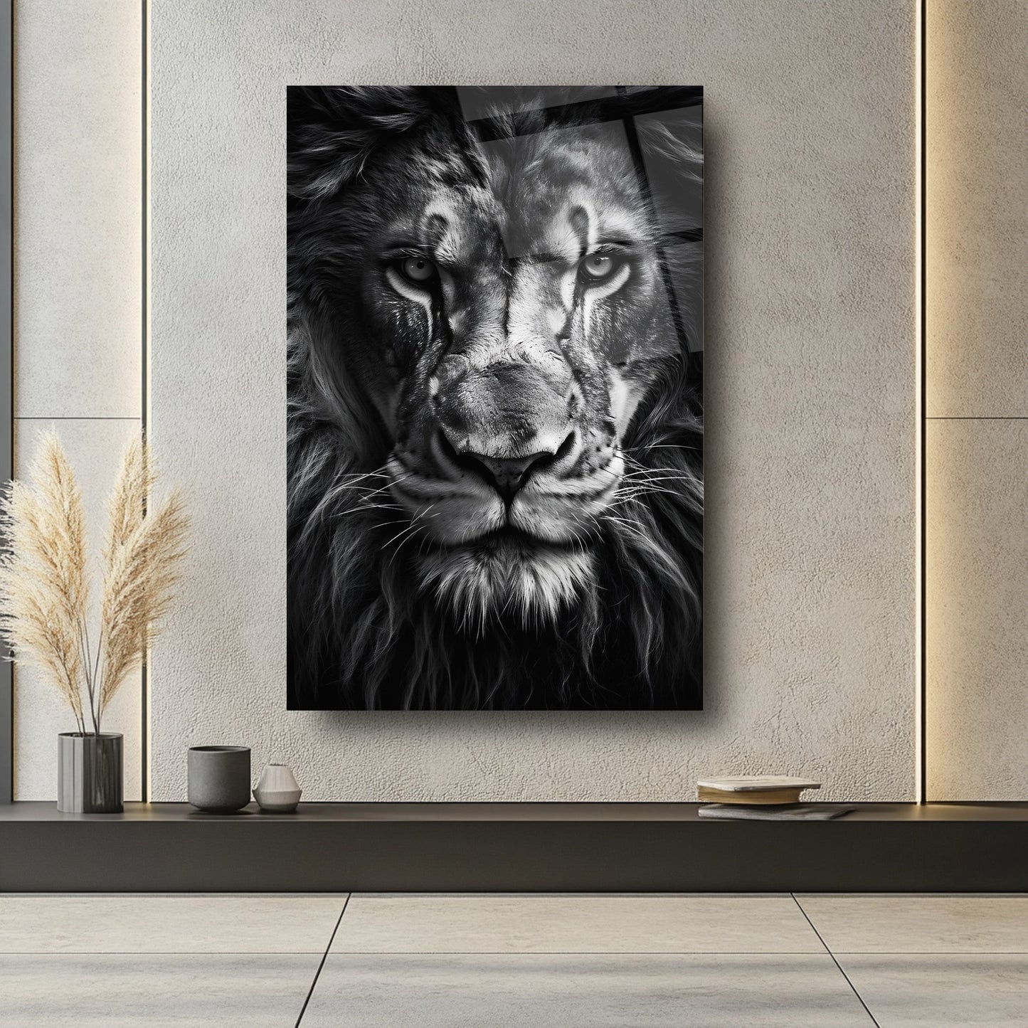 Aslan Cam Tablo