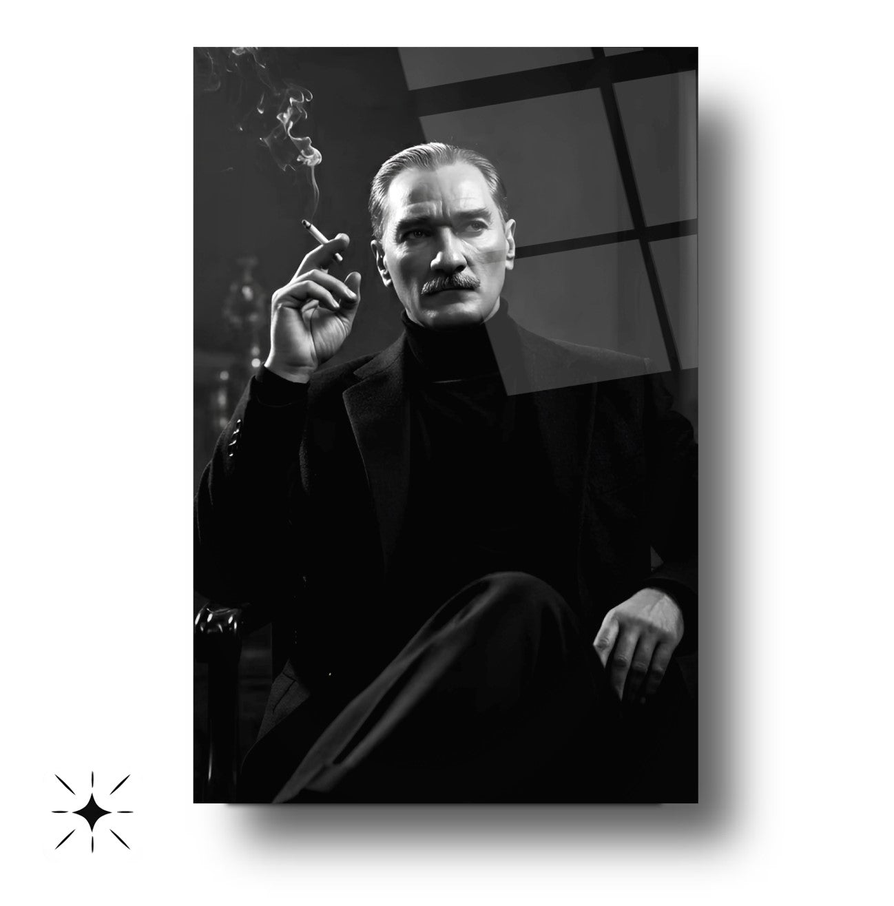 Atatürk Cam Tablo dekorasyon görünümü
