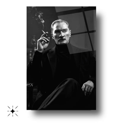 Atatürk Cam Tablo dekorasyon görünümü