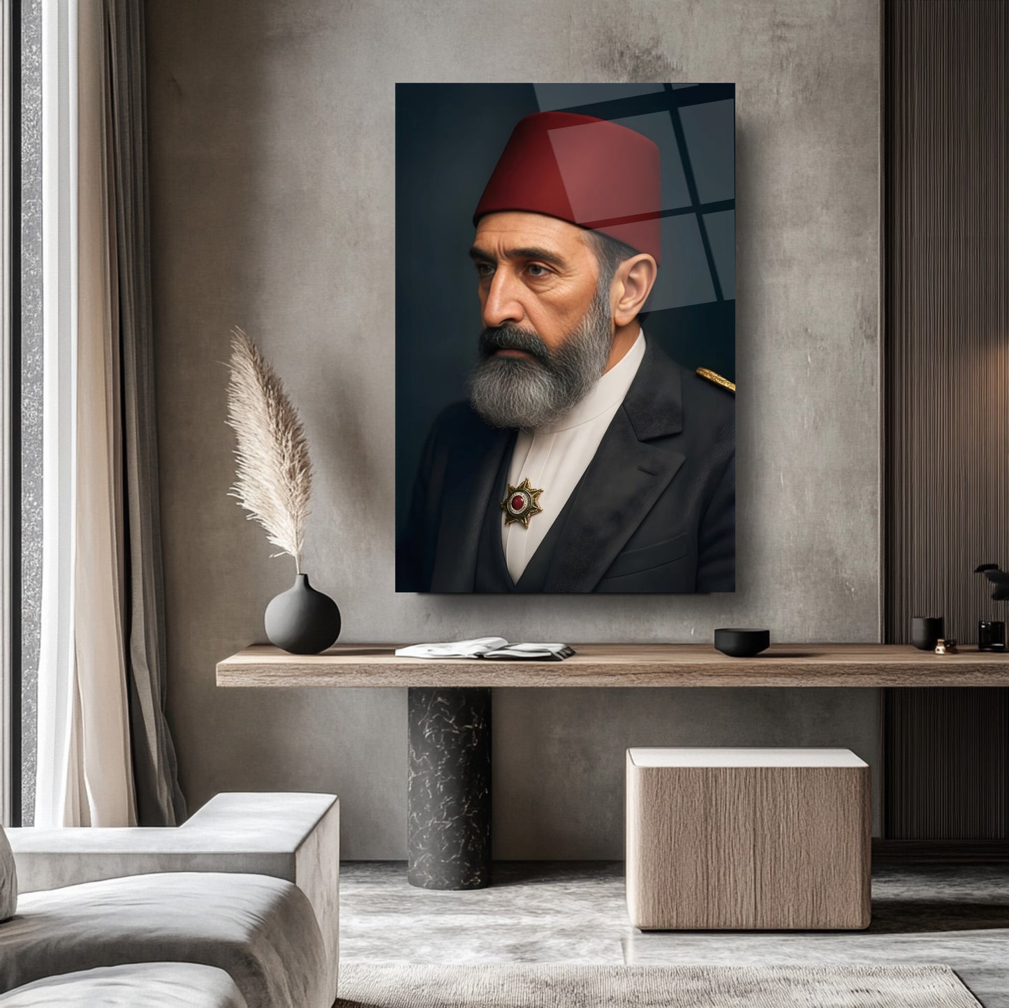 Sultan Abdulhamit Cam Tablo