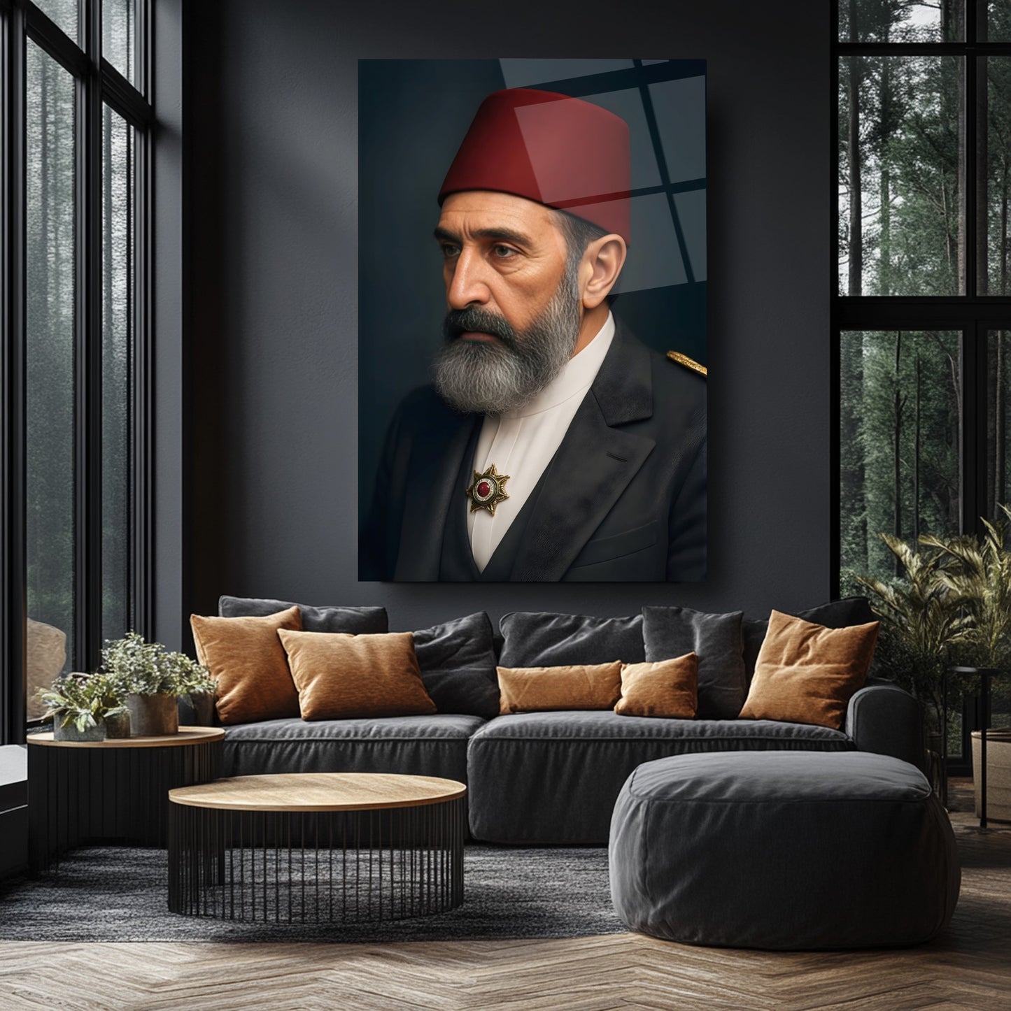 Sultan Abdulhamit Cam Tablo