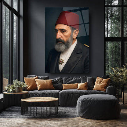 Sultan Abdulhamit Cam Tablo