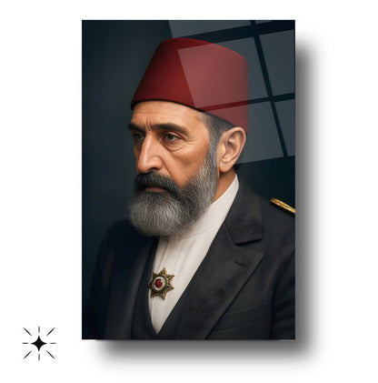 Sultan Abdulhamit Cam Tablo