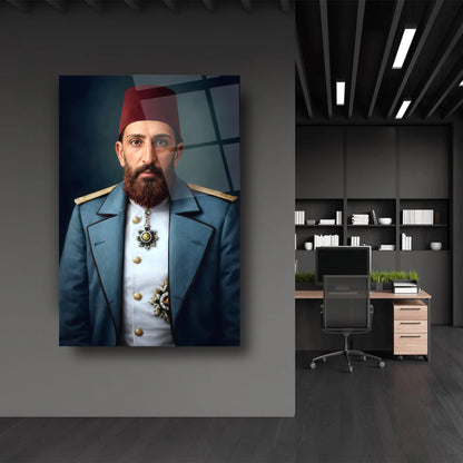 Sultan Abdulhamit Cam Tablo