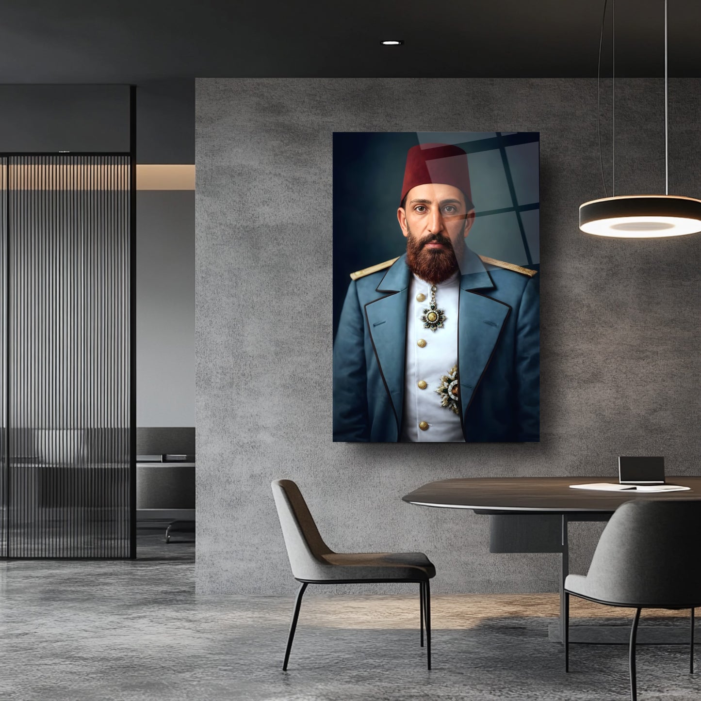Sultan Abdulhamit Cam Tablo