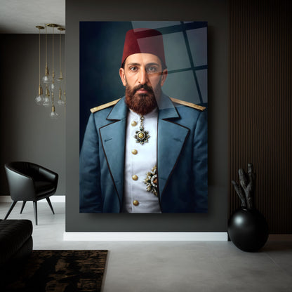 Sultan Abdulhamit Cam Tablo