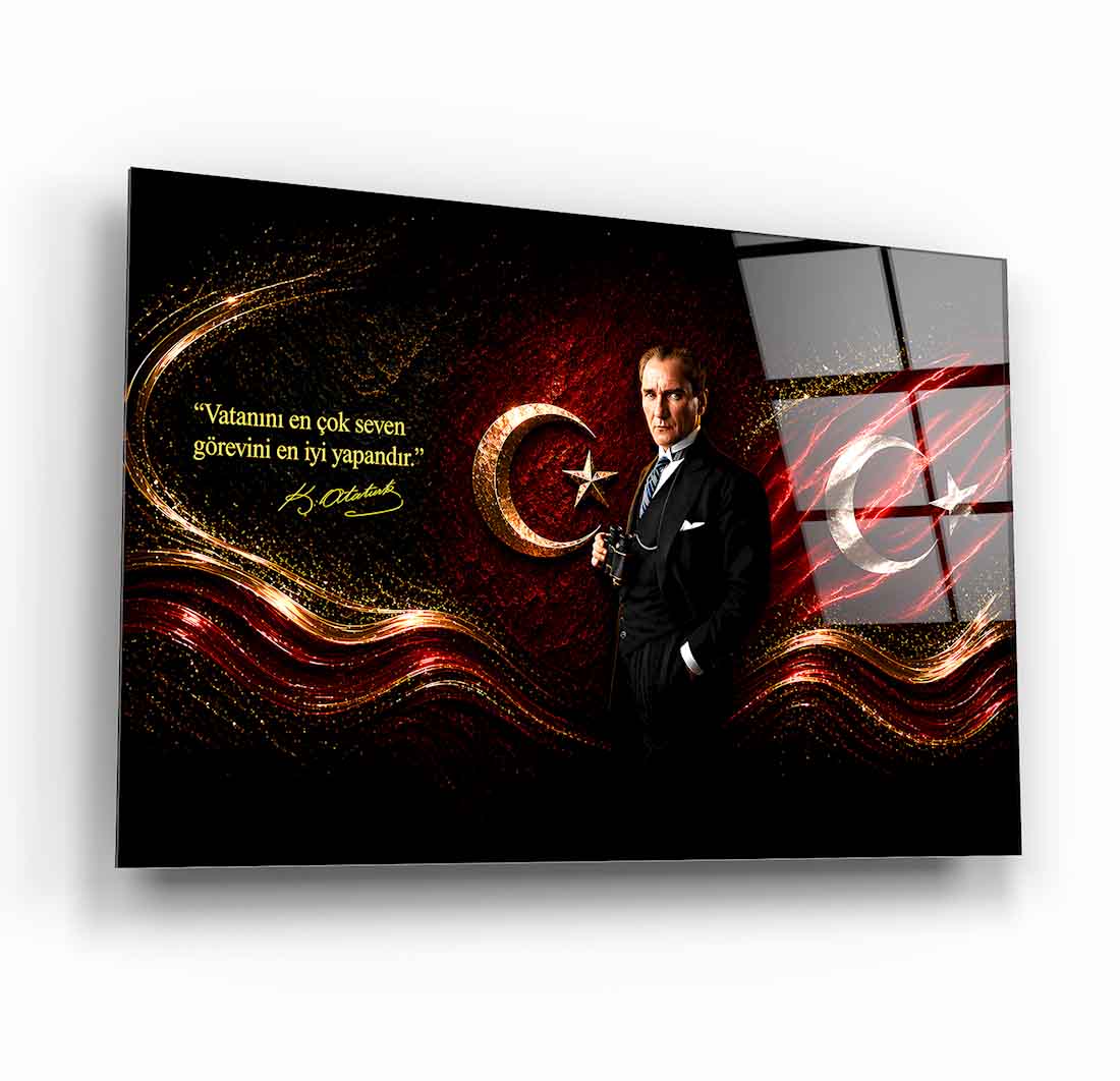 Atatürk Cam Tablo