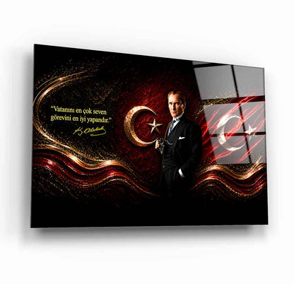 Atatürk Cam Tablo