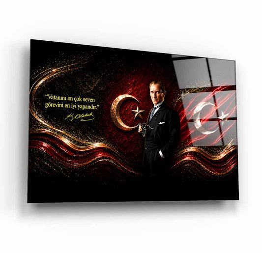 Atatürk Cam Tablo