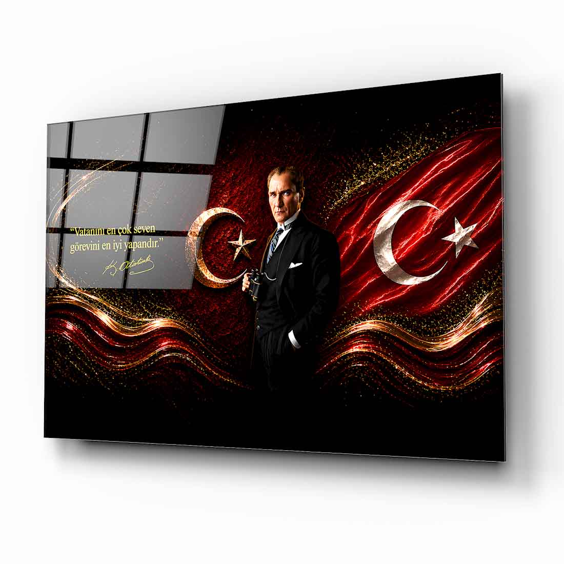 Atatürk Cam Tablo